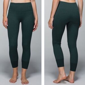 Lululemon Ebb To Street Pant in Heathered Fuel Green